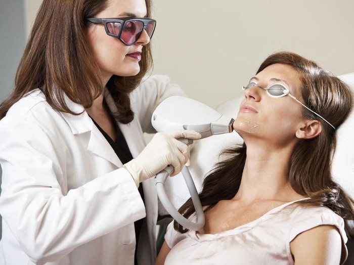 ilustrasi facial laser ilustrasi facial laser