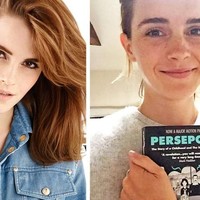 Emma Watson sering tampil feminin hingga fierce saat terpilih menjadi model di berbagai sampul majalah. Tapi dalam keseharian, ia tampak lebih senang tampil kasual dengan makeup minimalis. Foto: Instagram