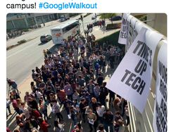 Pegawai Google Ramai Bagikan Foto Mogok Kerja