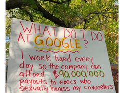 Pegawai Google Ramai Bagikan Foto Mogok Kerja