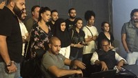 Sebelumnya, Fatin juga terlibat dalam sebuah penggarapan video musik untuk acara yang sama. Ia diajak untuk preview hasil dari produksi klip tersebut. Foto: dok. Fatin