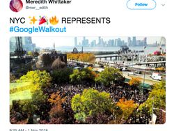 Pegawai Google Ramai Bagikan Foto Mogok Kerja