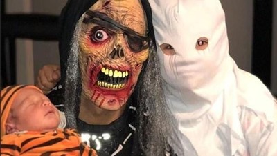 Pesta Halloween Pemain Top Eropa, Lebih Seram Messi atau Ronaldo?