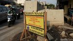 Proyek Galian Saluran Got di Mangga Besar Bikin Macet