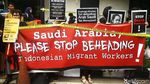 Tuti Dihukum Mati, Demonstran Segel Kedubes Saudi