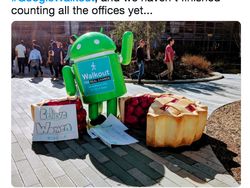 Pegawai Google Ramai Bagikan Foto Mogok Kerja