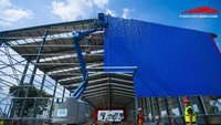 Itu adalah tempat mencampur atau memproduksi bahan baku beton cair siap pakai dalam skala besar. Istimewa/KCIC.