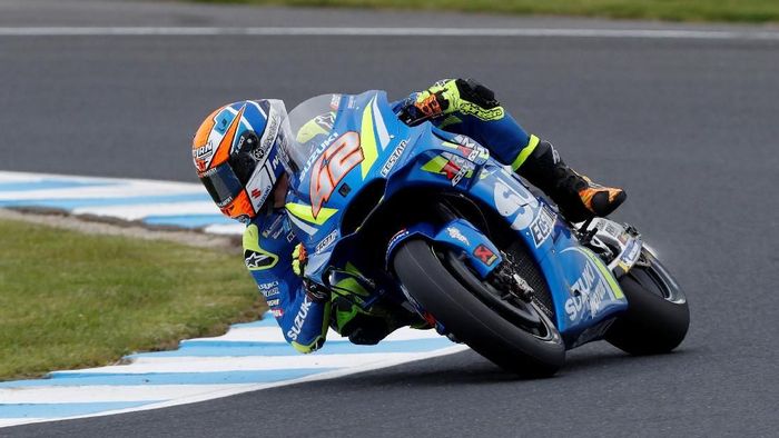 Pebalap Suzuki Ecstar, Alex Rins. (Foto: Brandon Malone/Reuters)