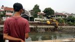 Diturap Kali Grogol Terlihat Rapi