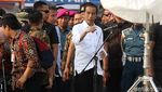 Jokowi Rapat dan Beri Arahan di Posko Evakuasi Lion Air