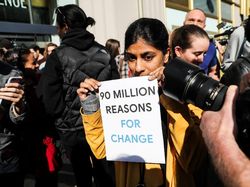 Penampakan Ribuan Karyawan Google Demo Besar-besaran