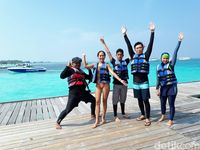 d'Traveler yang akan menikmati snorkeling