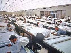 Suasana Kerja Zaman Old Saat  Program AutoCAD Belum Hadir