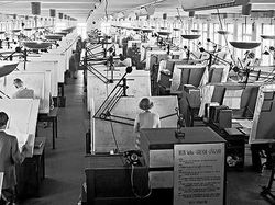 Suasana Kerja Zaman Old Saat  Program AutoCAD Belum Hadir