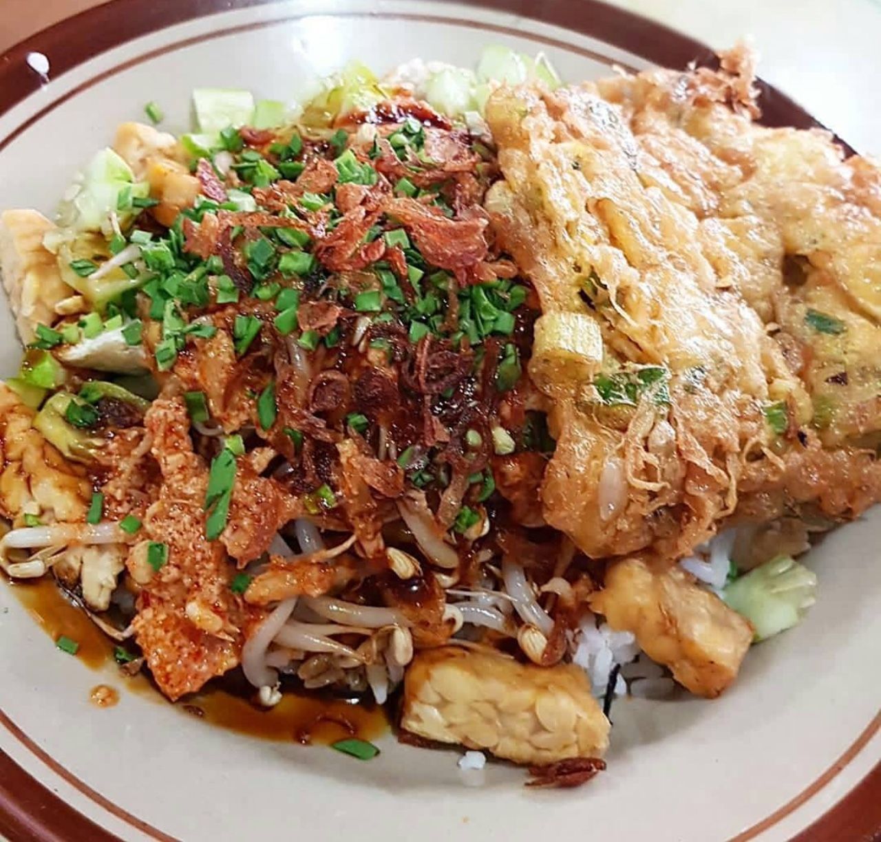 nasi lengko buat sarapan
