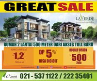 Hunian Laverde Serpong Tawarkan Diskon hingga Rp 500 Jutaan