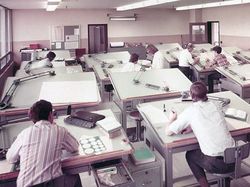 Suasana Kerja Zaman Old Saat  Program AutoCAD Belum Hadir