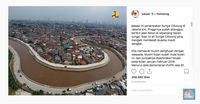 Jokowi <em>Share</em> Penampakan Sungai Ciliwung Terbaru
