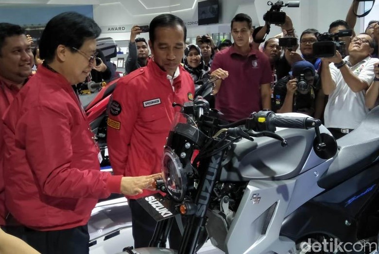 Saat Jokowi Sambangi IMOS 2018 Foto: Ruly Kurniawan Saat Jokowi Sambangi IMOS 2018 Foto: Ruly Kurniawan