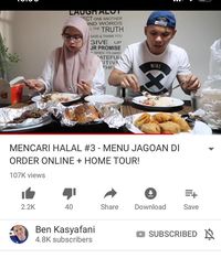 Saat Wisata Kuliner, Ben Kasyafani Selalu Pastikan Makanannya Halal