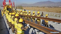 Jalur ini rencananya akan beroperasi pada 2019 mendatang. Istimewa/Xinhuanet.