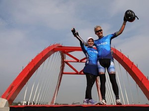 Lepas Peserta Tour de Borobudur, Ganjar Pamer Tol Semarang-Batang