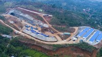 Dari 13 terowongan terdapat satu terowongan terpanjang yakni mencapai 4,4 km. Pool/KCIC.