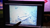 Menurut tim penyelam Denjaka mereka telah melihat serpihan besar pesawat Lion Air JT-610 yang diduga bagian badan atau ekor pesawat serta bagian mesin pesawat.