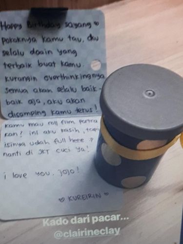 Teruntuk Joshua Suherman...Ini Pesan Clairine Clay untuk Kamu