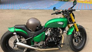 Ini Motor Modifikasi yang Ditunggangi Jokowi ke Pasar