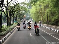 Melihat Lagi Sunmori Jokowi, Kok Lampu Depan Motornya Mati?