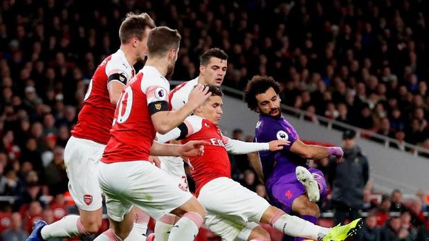 Arsenal kehilangan banyak pemain bertahan jelang lawan Liverpool.