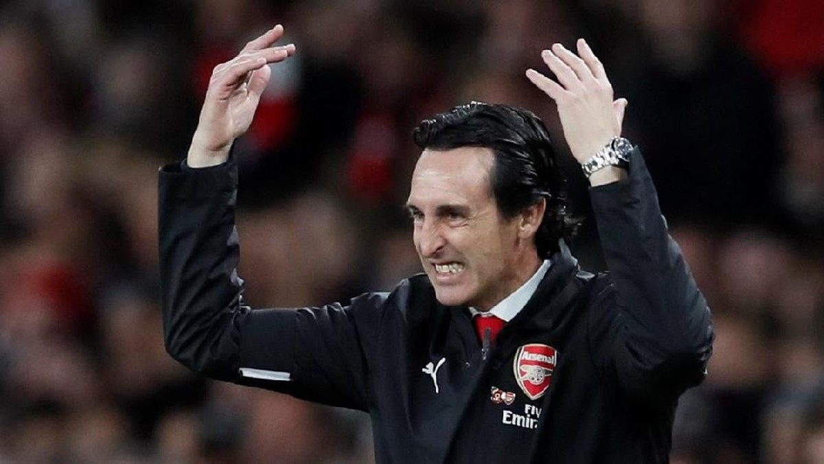 Manajer Arsenal, Unai Emery. (Foto: David Klein/Reuters)