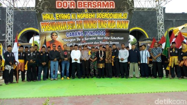 Ribuan Pesilat Setia Hati Winongo Bantu Amankan Pemilu/
