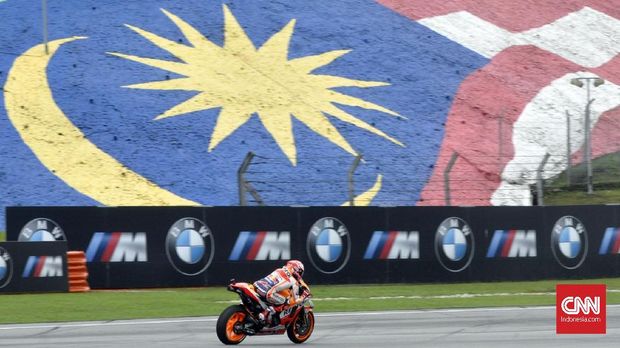 Marc Marquez a terminé premier pour la neuvième fois en 2018 en MotoGP sur le circuit de Sepang.