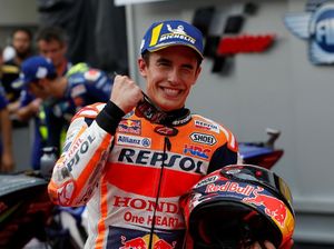 Rossi Terjatuh, Marquez Juara MotoGP Malaysia