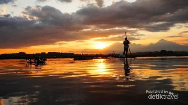 Sunset Waduk Cengklik di Boyolali