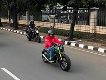 Jokowi Bakal Jajal Sirkuit Mandalika Pakai Motor Custom Kawasaki W175