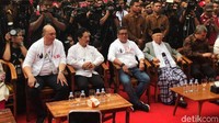 Selain Maruf Amin, acara tersebut juga dihadiri oleh Sekretaris TKN Jokowi-Maruf, Hasto Kristiyanto.