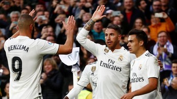 5. Real Madrid (La Liga Spanyol), dengan dana transfer €60 juta. (Foto:Juan Medina/Reuters)