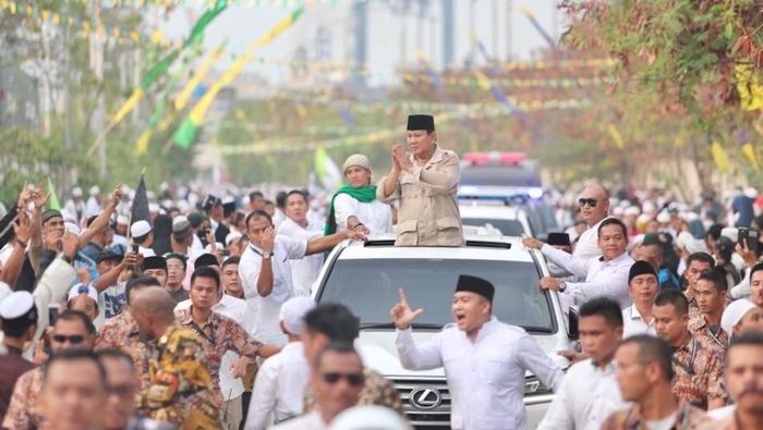 Foto: Prabowo hadiri Haul Mbah Priuk. (Dok Gerindra/detikcom) Foto: Prabowo hadiri Haul Mbah Priuk. (Dok Gerindra/detikcom)