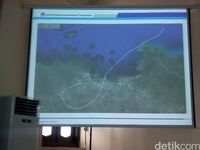Rute penerbangan terakhir Lion Air PK-LQP versi FDR. Rute ini mirip yang digambarkan situs Flightradar24 yang sebelumnya telah beredar luas.