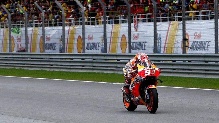 Pebalap Honda, Marc Marquez. (Foto: Lai Seng Sin/Reuters) Pebalap Honda, Marc Marquez. (Foto: Lai Seng Sin/Reuters)