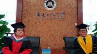 Foto: Bahkan kontribusi itu terjalin sejak Megawati menjabat presiden ke-5 RI dan Gubernur Fujian dijabat Xi Jin Ping. Kini Ibu Megawati menjadi bagian penting dari FNU, kata Li Baoyin di kampus FNU, Fujian. (Dok PDIP).