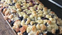 Saat baru keluar dari panggangan, blueberry pie ini pasti menguarkan aroma harum yang bikin berselera. Foto: Instagram yukoharding