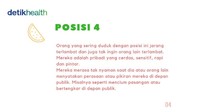 Orang-orang yang teratur dan rajin, biasanya tanpa sadar duduk seperti ini. Kamu juga? (Foto: detikHealth) 