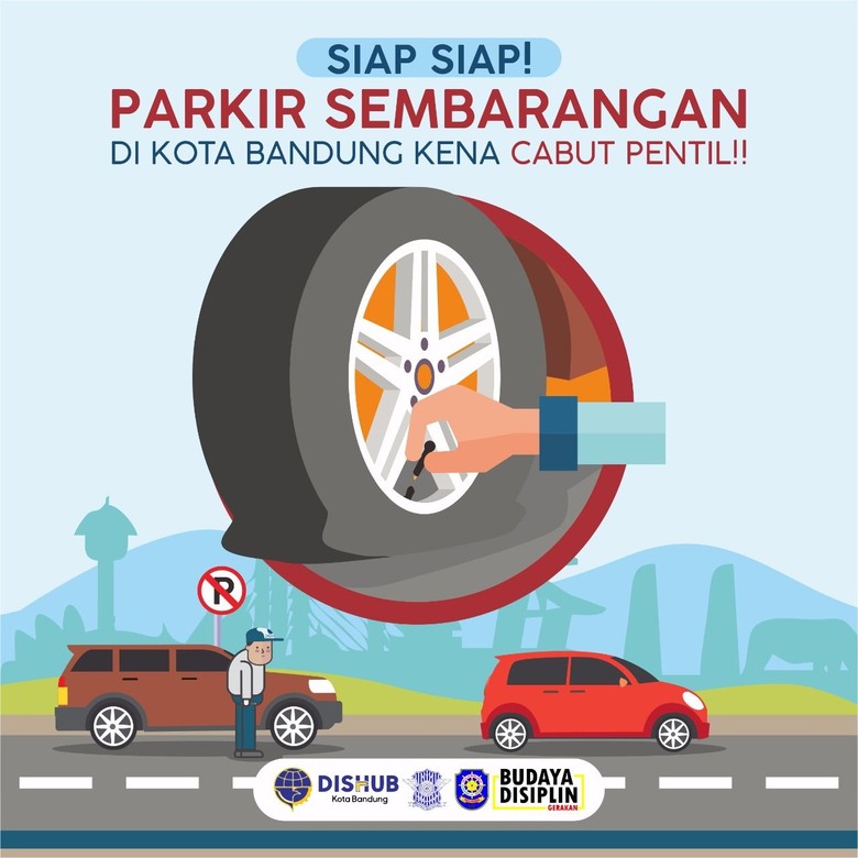 Cabut Pentil Kendaraan di Bandung Belum Dibarengi Tilang Cabut Pentil Kendaraan di Bandung Belum Dibarengi Tilang