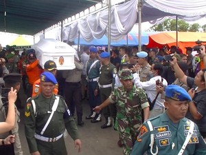 Korban Pertama Lion Air Jatuh Asal Babel Tiba di Pangkalpinang