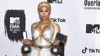 Nicki Minaj berhasil tampil memukau di ajang MTV Europe Music Awards 2018. Foto: Carlos Alvarez/Getty Images for MTV)