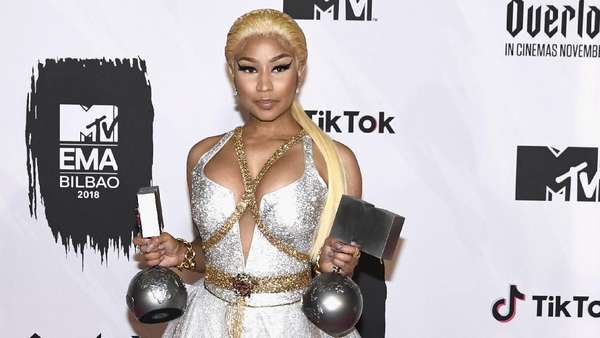 Aksi Nicki Minaj di MTV EMAs 2018 Aksi Nicki Minaj di MTV EMAs 2018